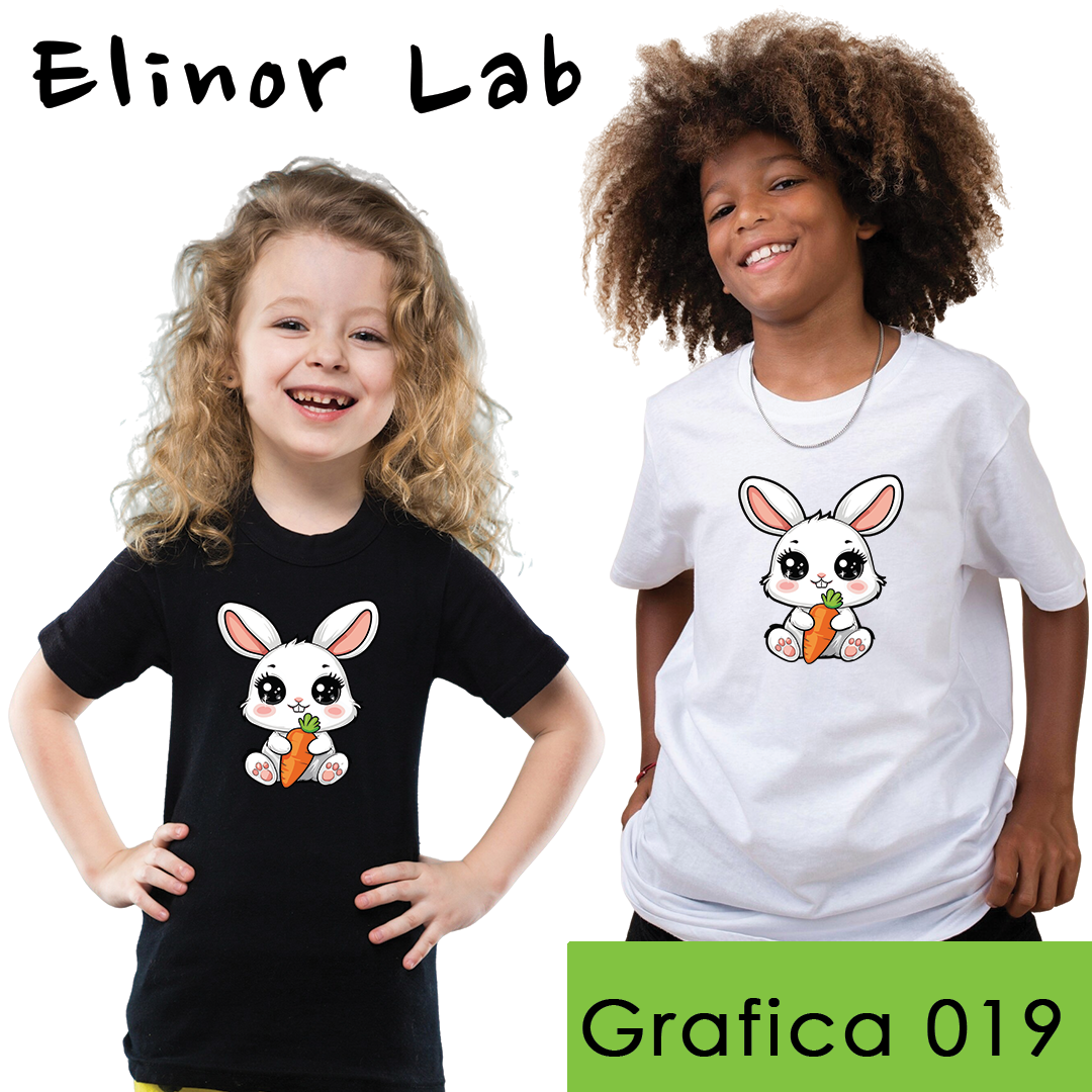 ElinorLab ™️ T-SHIRT - BIMBI - grafica a scelta