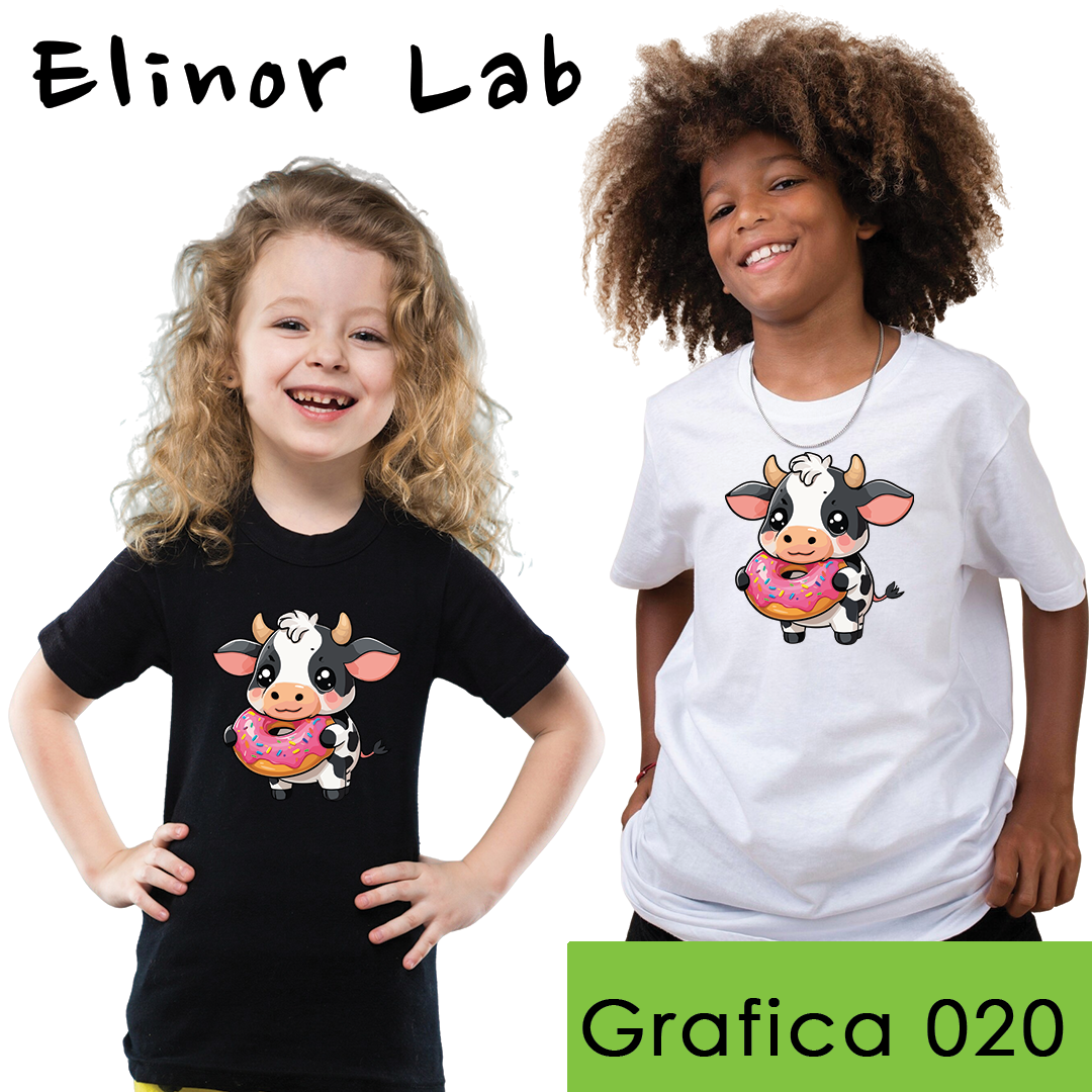 ElinorLab ™️ T-SHIRT - BIMBI - grafica a scelta