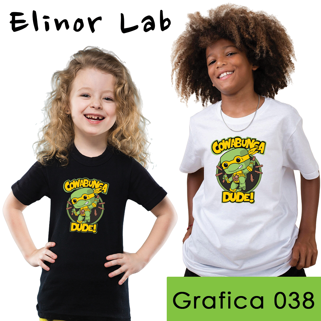 ElinorLab ™️ T-SHIRT - BIMBI - grafica a scelta