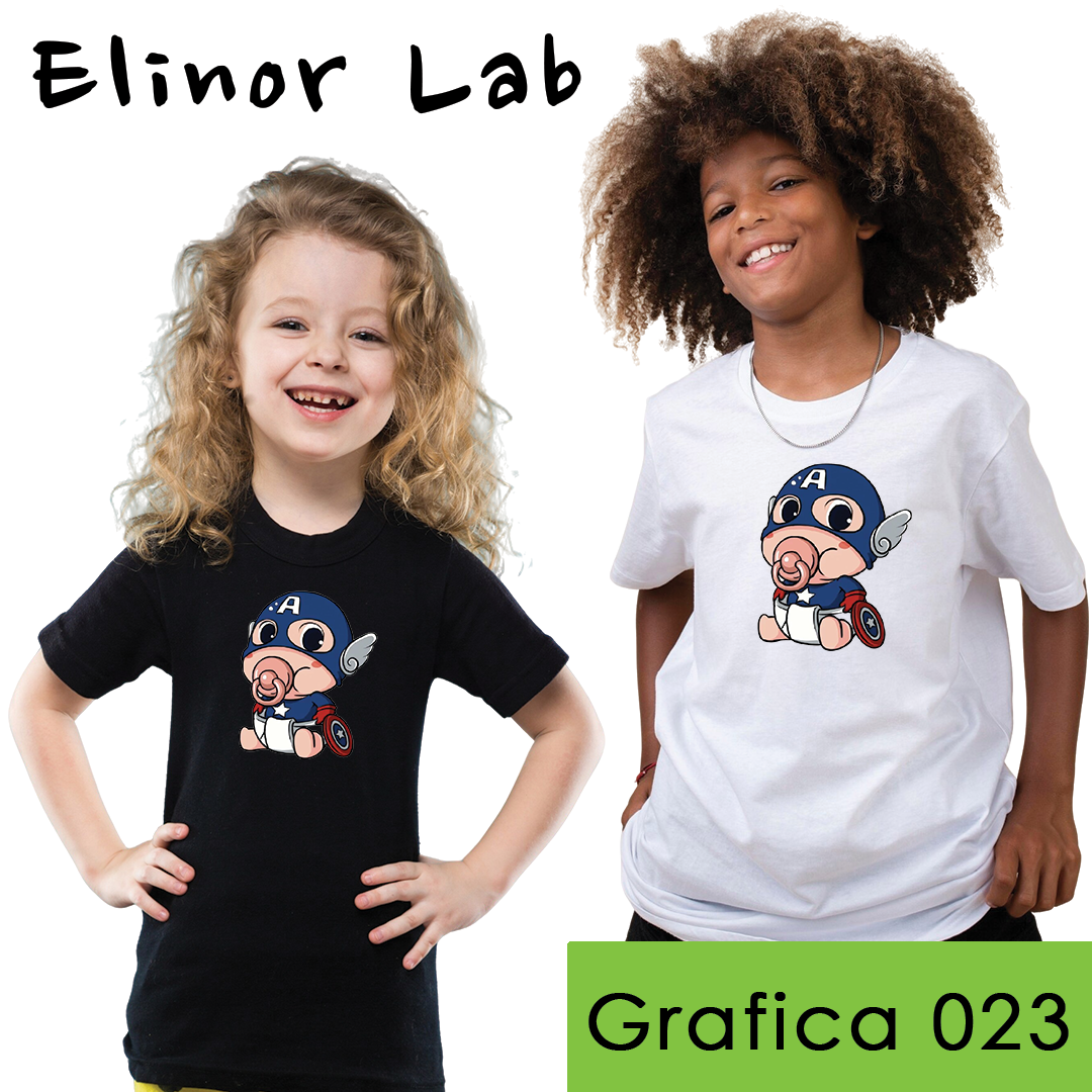 ElinorLab ™️ T-SHIRT - BIMBI - grafica a scelta