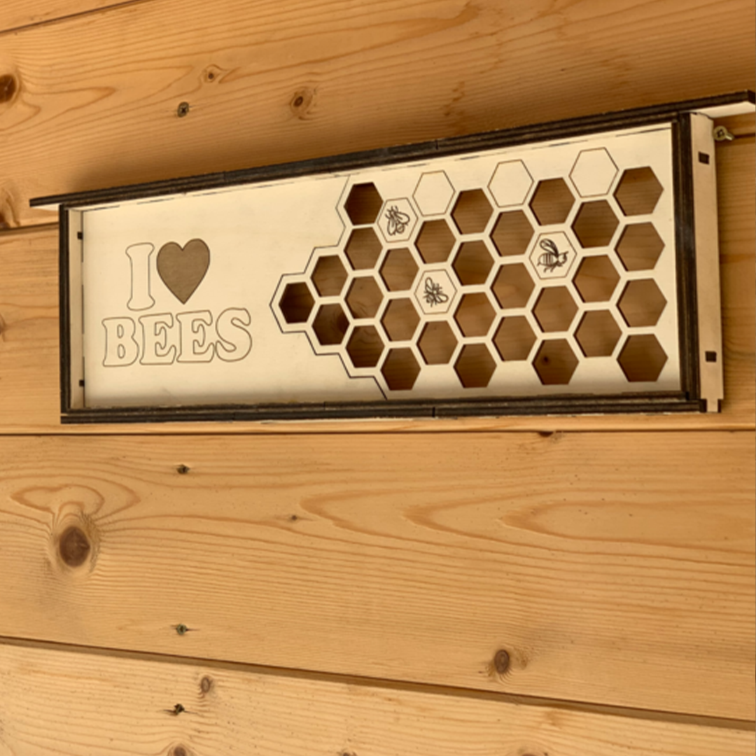 Elinorlab™ - Insegna "I LOVE BEES"