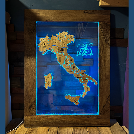 ElinorLab ™️ QUADRO luminoso ITALIA