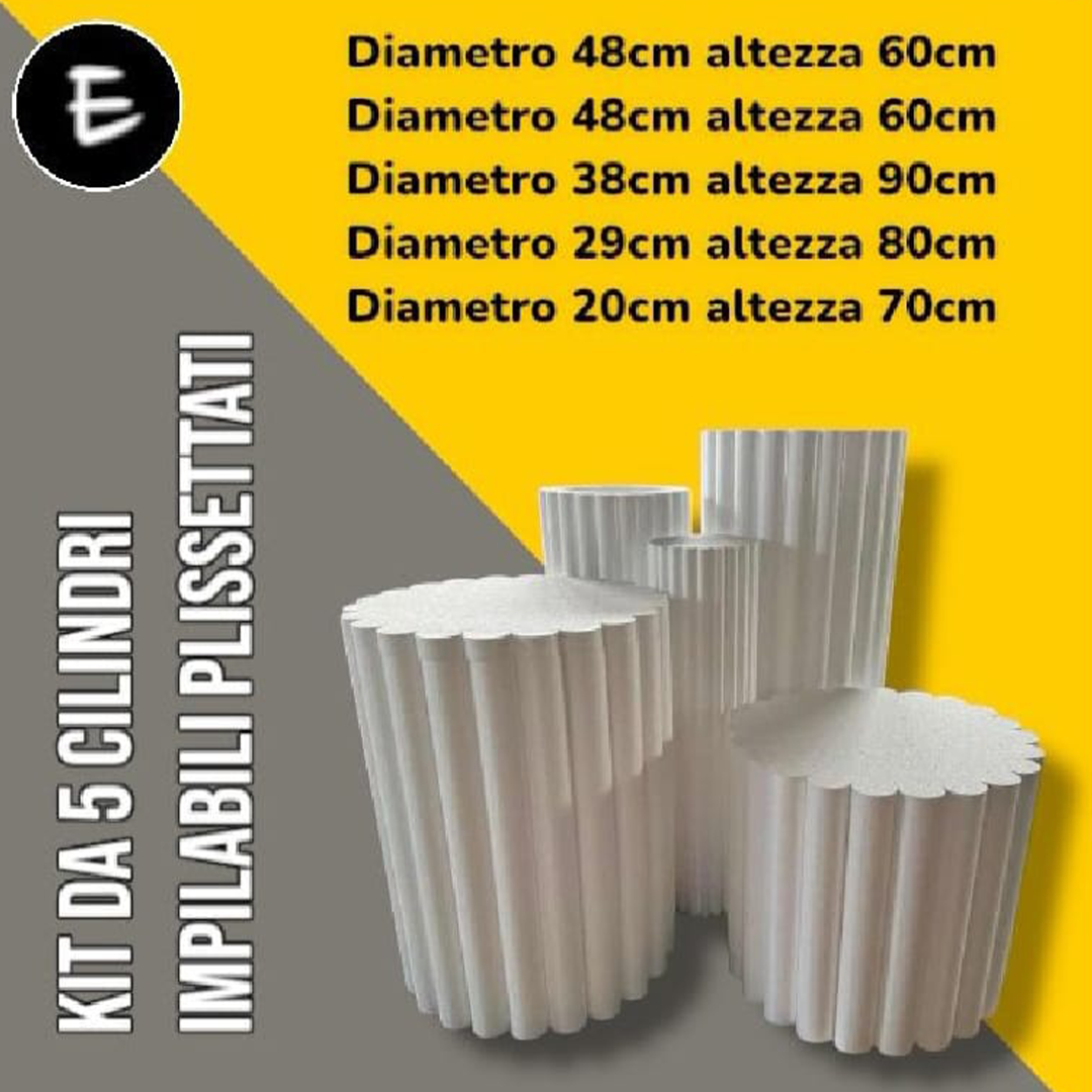 ElinorLab ™ Cilindri in Polistirolo