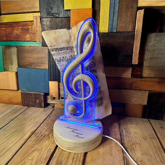 ElinorLab ™ LAMPADA CHIAVE DI VIOLINO