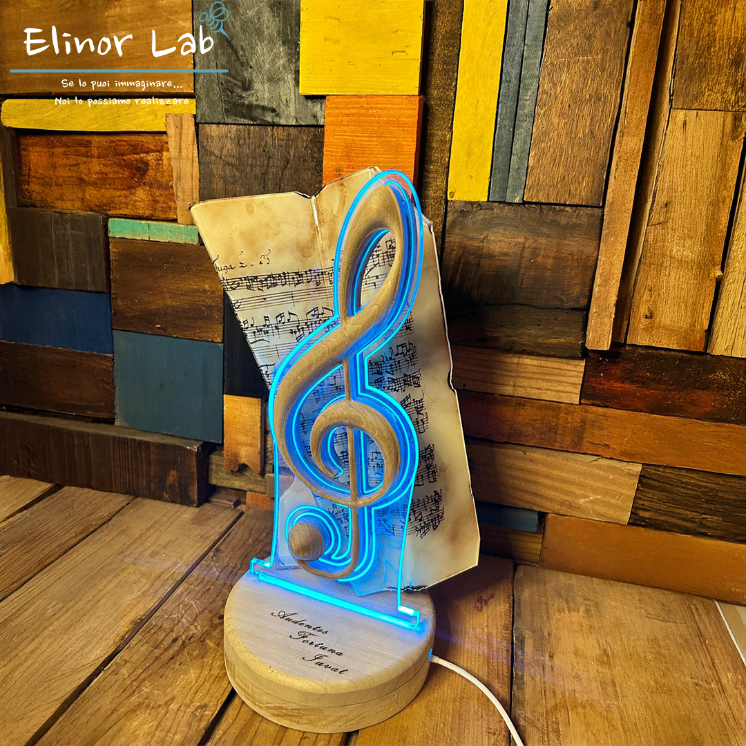 ElinorLab ™ LAMPADA CHIAVE DI VIOLINO