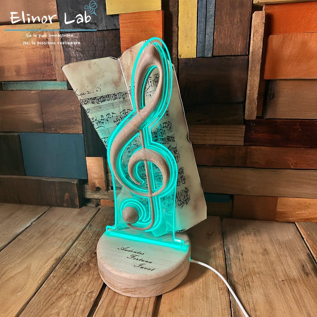 ElinorLab ™ LAMPADA CHIAVE DI VIOLINO