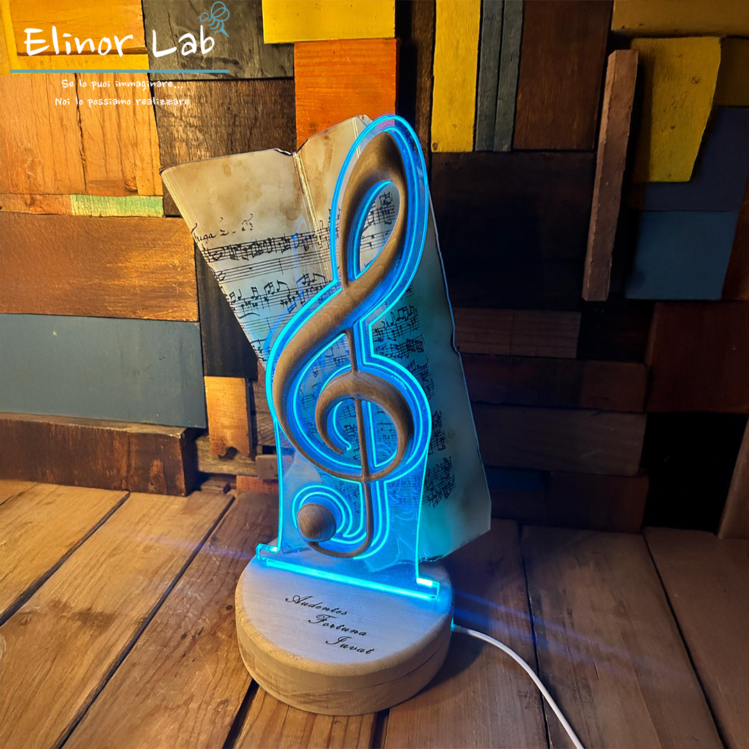ElinorLab ™ LAMPADA CHIAVE DI VIOLINO