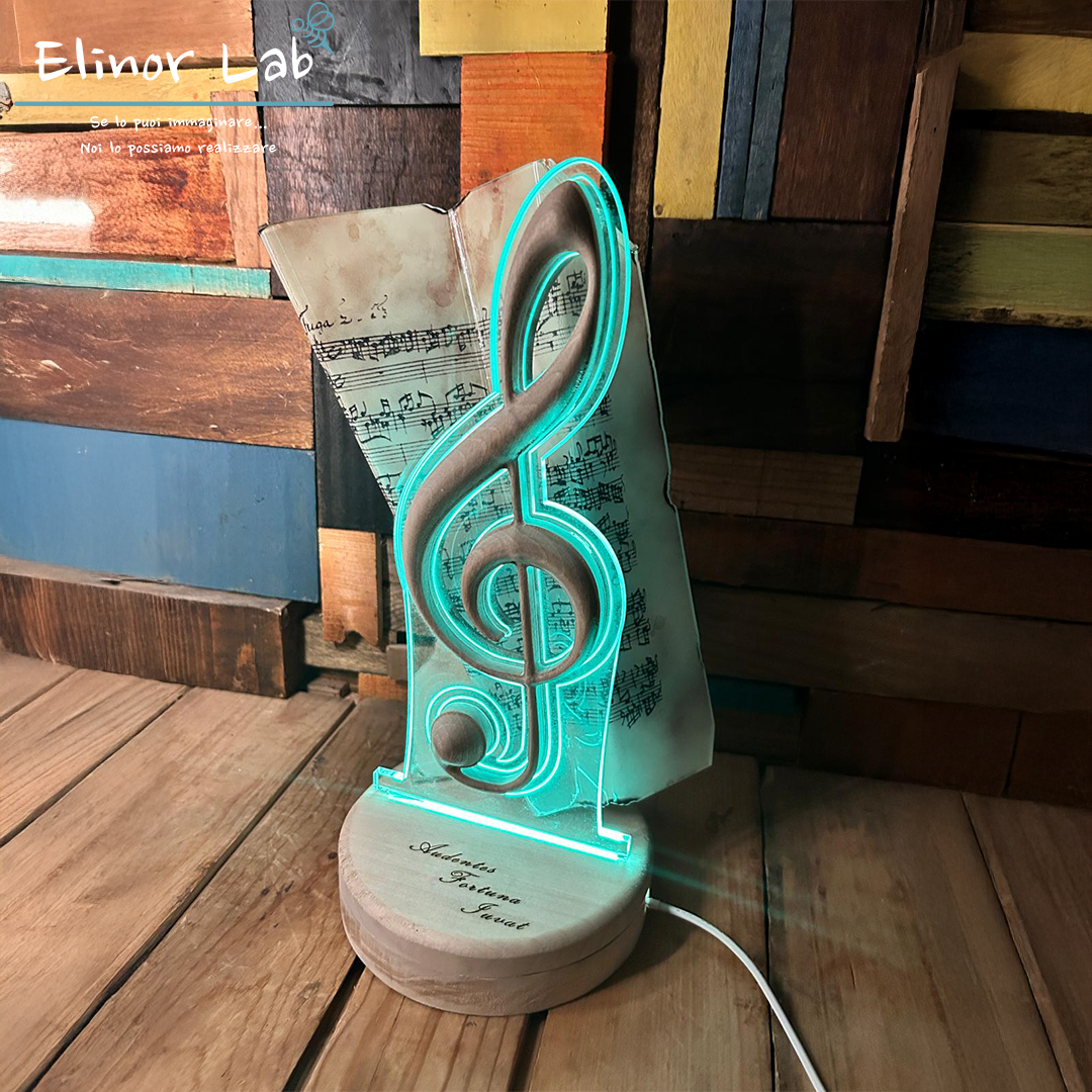 ElinorLab ™ LAMPADA CHIAVE DI VIOLINO