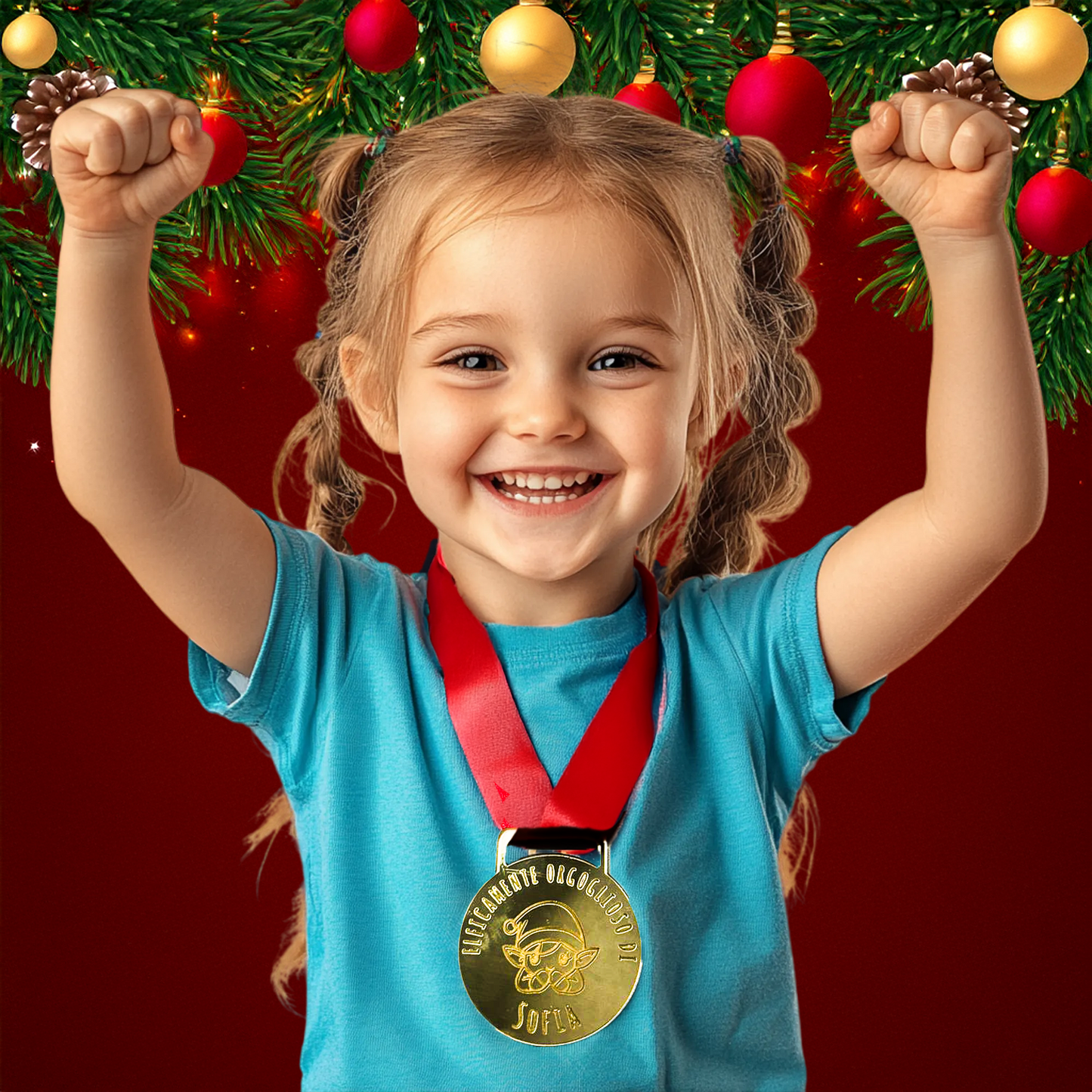 ElinorLab ™️Medaglia ELFICA - per bimbi non monelli