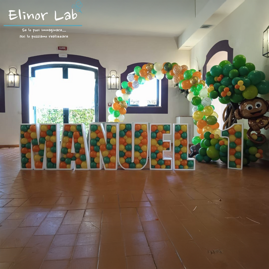 ElinorLab ™NOME E NUMERI PORTA PALLONCINI