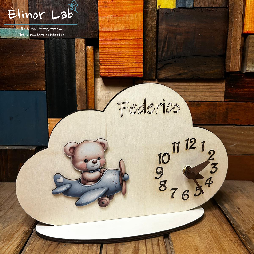 ElinorLab ™OROLOGIO NUVOLETTA