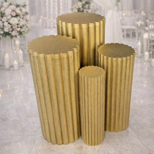 ElinorLab ™CILINDRI PLISSETTATI SET DA 4 CILINDRI