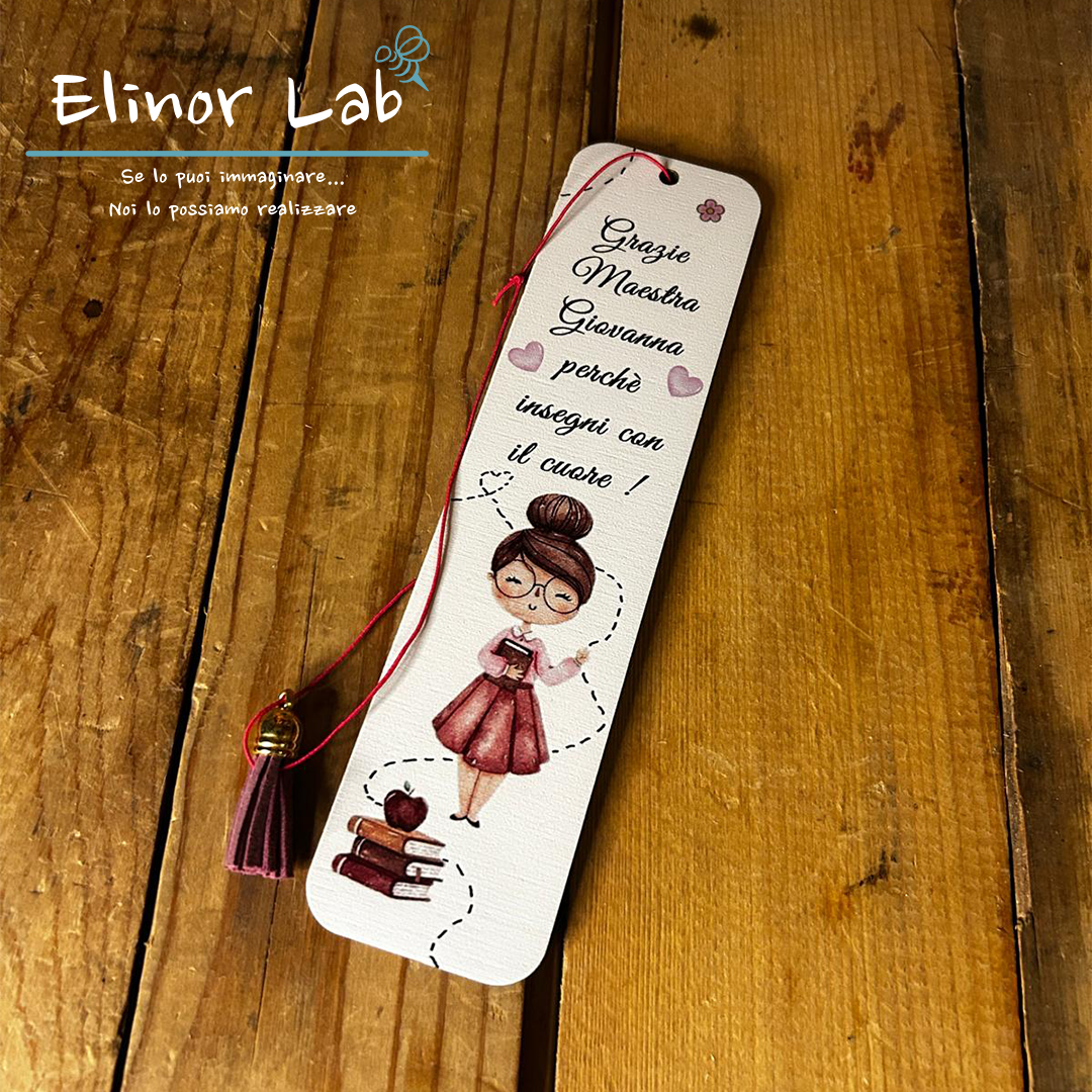 ElinorLab ™ SEGNA LIBRI PERSONALIZZATE MAESTRE
