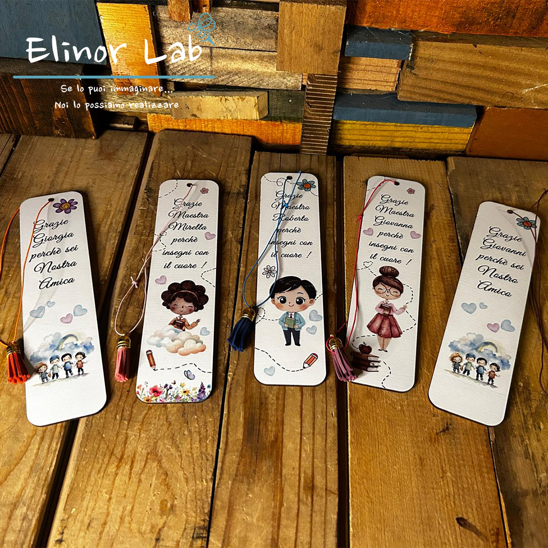 ElinorLab ™ SEGNA LIBRI PERSONALIZZATE MAESTRE