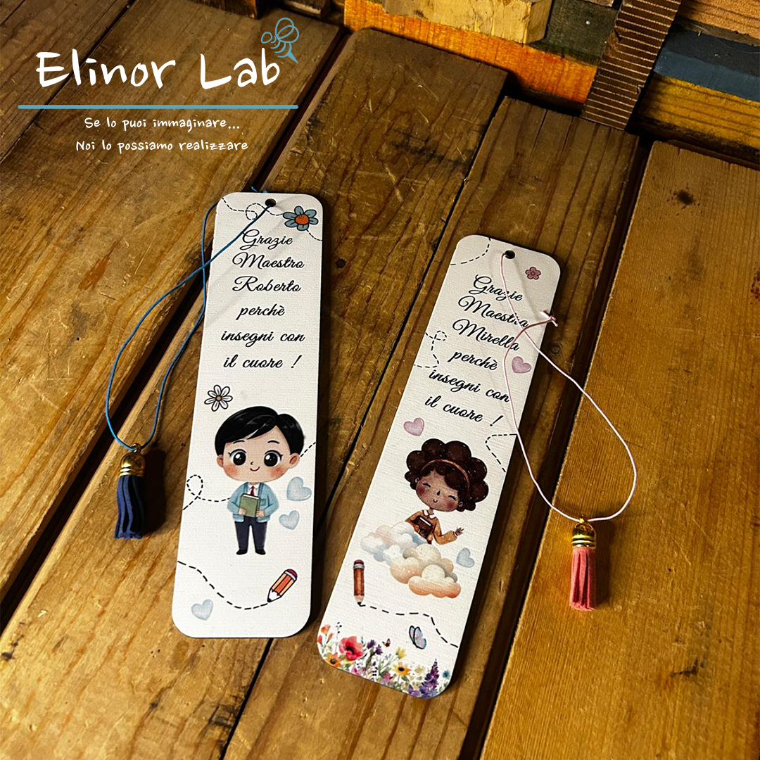 ElinorLab ™ SEGNA LIBRI PERSONALIZZATE MAESTRE