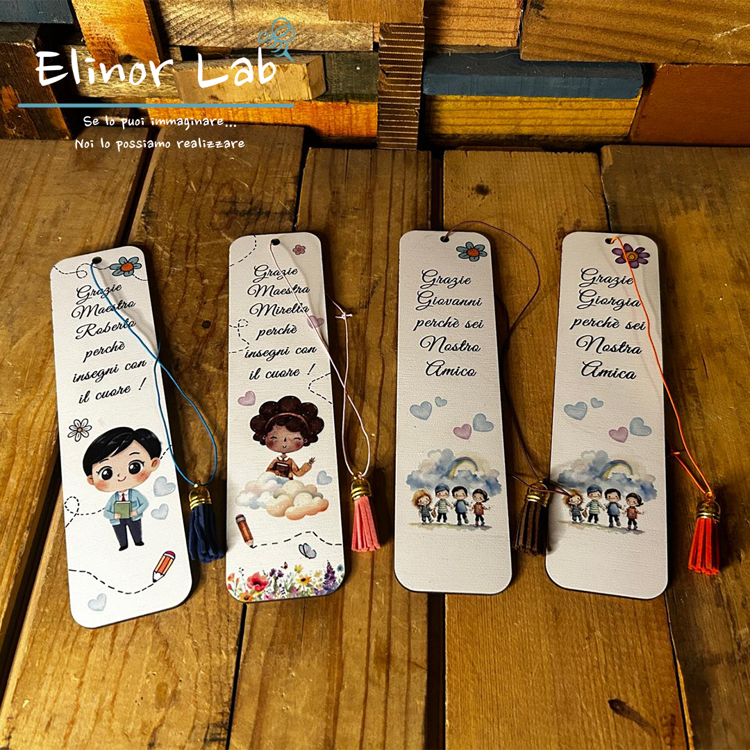 ElinorLab ™ SEGNA LIBRI PERSONALIZZATE MAESTRE