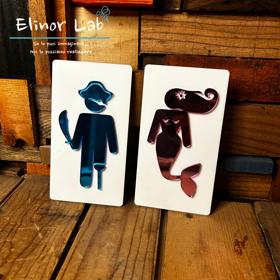 ElinorLab ™  TARGHETTE PER WC