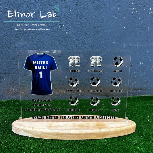 ElinorLab ™TARGHETTA MISTER