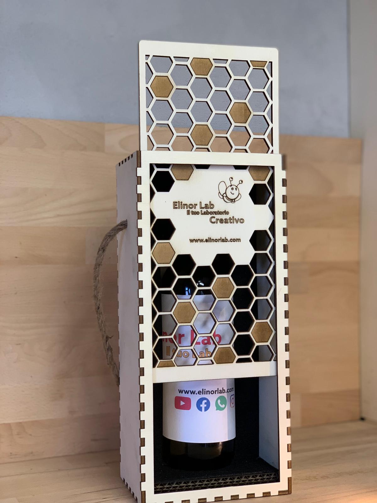 Elinorlab™ - Box per bottiglie con apertura a serranda